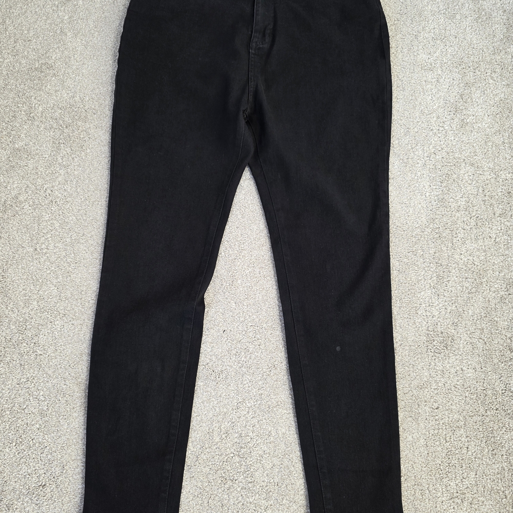 Parknini High-Waisted Tummy Control Skinny Jeans - Black - Size XL